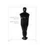 Body Bag with Nylon Straps Black