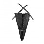 Lace-up Full Sleeve Arm Restraint Black