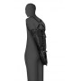 Lace-up Full Sleeve Arm Restraint Black