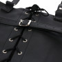 Lace-up Full Sleeve Arm Restraint Black