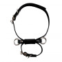 Set costrittivo polsini per gambe Kneeling Thigh Cuff Set Black