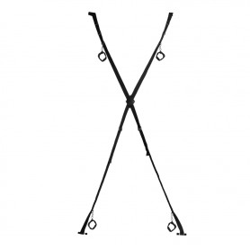 Over the Door Bondage Cross Black