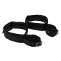 Hand and Thigh Cuffs Set Black