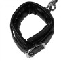 Padded Thigh Sling with Hand Cuffs Black