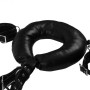 Padded Thigh Sling with Hand Cuffs Black