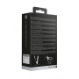 Dual Silicone Ribbed Strap-On Adjustable Black