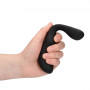 Pointed Vibrating Prostate Massager with Remote Control Black