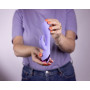 Vibratore vaginale Smooth Silicone Rabbit Vibrator Digital Lavender