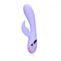 Vibratore vaginale Smooth Silicone Rabbit Vibrator Digital Lavender