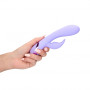 Vibratore vaginale Smooth Silicone Rabbit Vibrator Digital Lavender