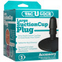 Ventosa Large Suction Cup Plug - Black