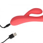 Smooth Ultra Soft Silicone Rabbit Vibrator Astro Dust