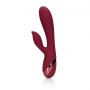 Vibratore vaginale Smooth Silicone Rabbit Vibrator Dark Cherry