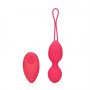 Vibrating Egg with Remote Control Strawberry Red