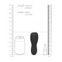Vibrating Masturbator Sleeve Licorice Black