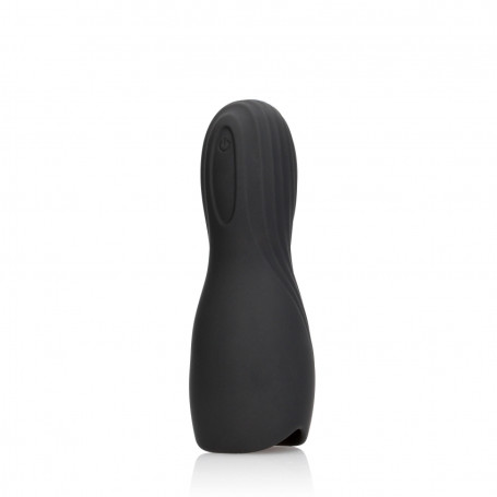 Vibrating Masturbator Sleeve Licorice Black