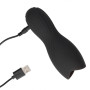 Vibrating Masturbator Sleeve Licorice Black