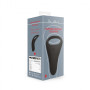 Pointed Vibrating Cock Ring Licorice Black