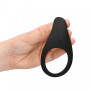 Pointed Vibrating Cock Ring Licorice Black