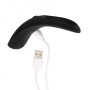 Pointed Vibrating Cock Ring Licorice Black