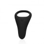 Pointed Vibrating Cock Ring Licorice Black