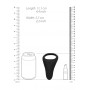 Pointed Vibrating Cock Ring Licorice Black