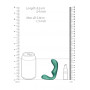 Pointed Vibrating Prostate Massager with Remote Control Metallic Green