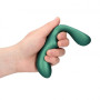 Pointed Vibrating Prostate Massager with Remote Control Metallic Green