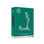 Stacked Vibrating Prostate Massager with Remote Control Metallic Green