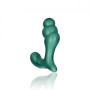 Stacked Vibrating Prostate Massager with Remote Control Metallic Green