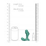 Stacked Vibrating Prostate Massager with Remote Control Metallic Green