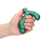 Stacked Vibrating Prostate Massager with Remote Control Metallic Green