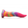 silicone creature phallus Unicorn Tongue Glow in the Dark Rainbow