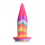 silicone creature phallus Unicorn Tongue Glow in the Dark Rainbow