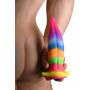 fallo creatura in silicone Unicorn Tongue Glow in the Dark Rainbow