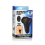 Anello fallico per pene e testicoli 10X Silicone Cock & Ball Ring + Taint Stim - Black