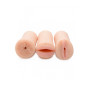 Masturbator Set 3 pcs Jesse's Three-Way Stroker Set - Skin