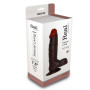 Vibratore realistico real rapture brown 7.5'' Dildo Vibrante