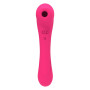 Vaginal vibrator sucks clitoris Quiver Pink