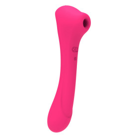 Vibratore vaginale succhia clitoride Quiver Pink