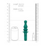 Plug anale vibrante Pawn Shaped Anal Vibrator Peacock Plume