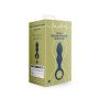 Teardrop Shaped Anal Plug Small Baltic Blue