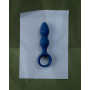 Teardrop Shaped Anal Plug Small Baltic Blue