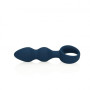 Teardrop Shaped Anal Plug Medium Baltic Blue