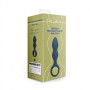 Teardrop Shaped Anal Plug Medium Baltic Blue
