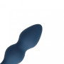 Teardrop Shaped Anal Plug Medium Baltic Blue