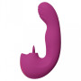 Yumi Triple Motor G-Spot Finger Motion Vibrator and Flickering Tongue Stimulator Pink