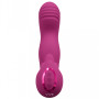 Vibratore vaginale Yumi Triple Motor G-Spot Finger Motion Vibrator and Flickering Tongue Stimulator Pink