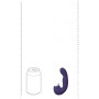 Vibratore vaginale Yumi Triple Motor G-Spot Finger Motion Vibrator and Flickering Tongue Stimulator Purple