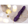 Mika Triple Motor Vibrating Rabbit with Innovative G-Spot Flapping Stimulator Purple